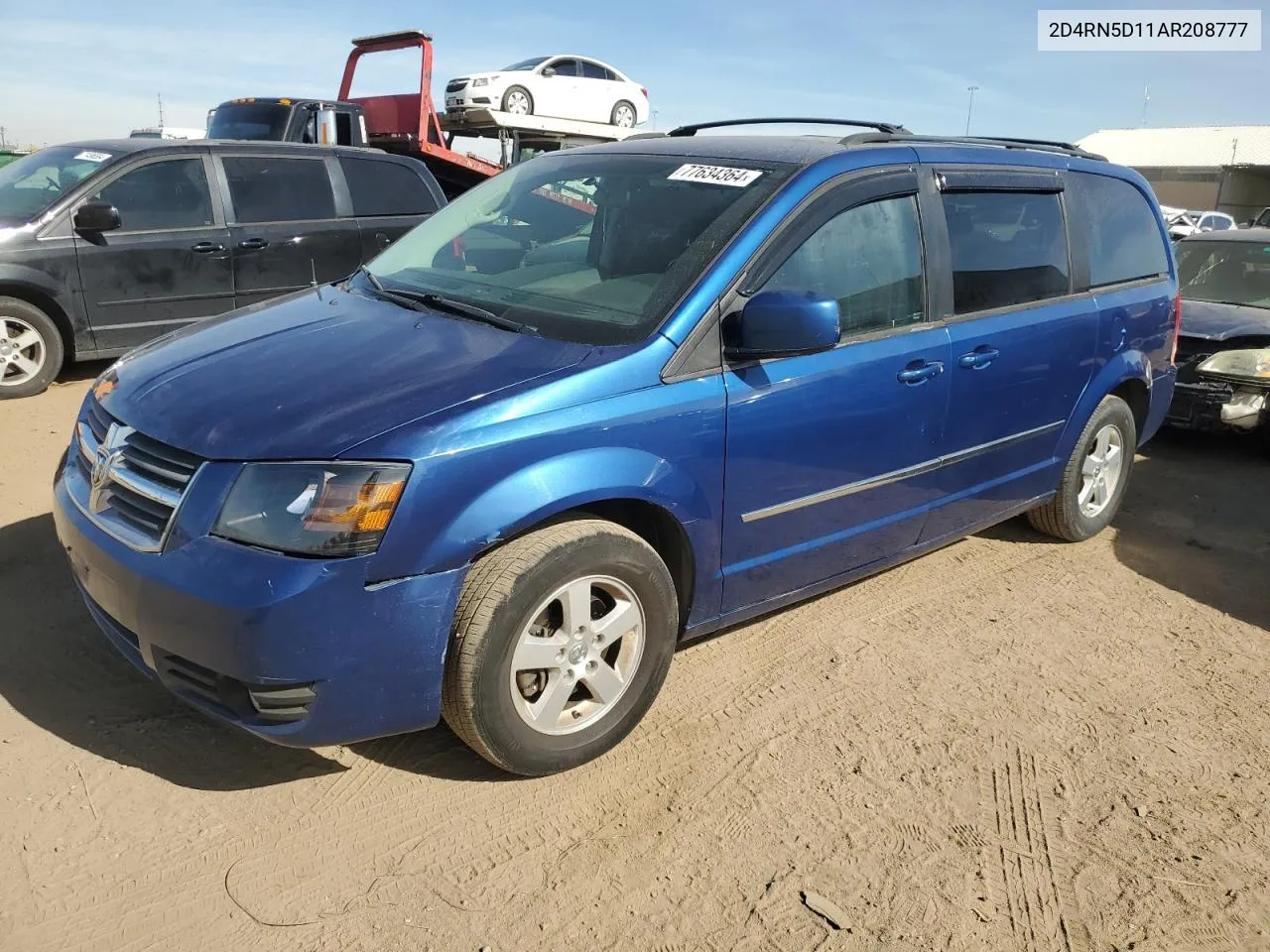 2010 Dodge Grand Caravan Sxt VIN: 2D4RN5D11AR208777 Lot: 77634364