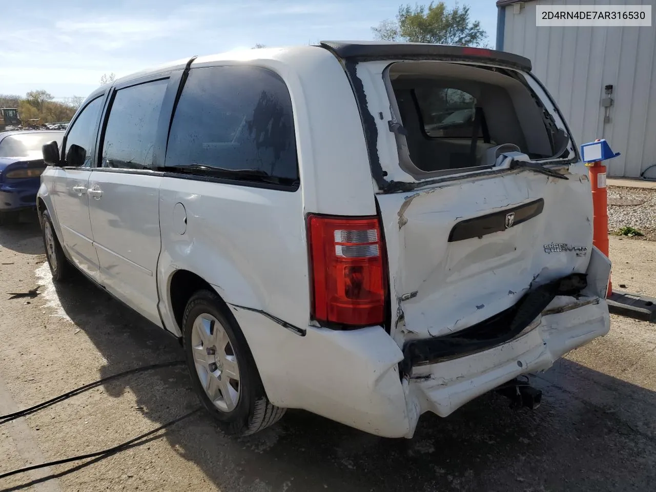 2010 Dodge Grand Caravan Se VIN: 2D4RN4DE7AR316530 Lot: 77851214