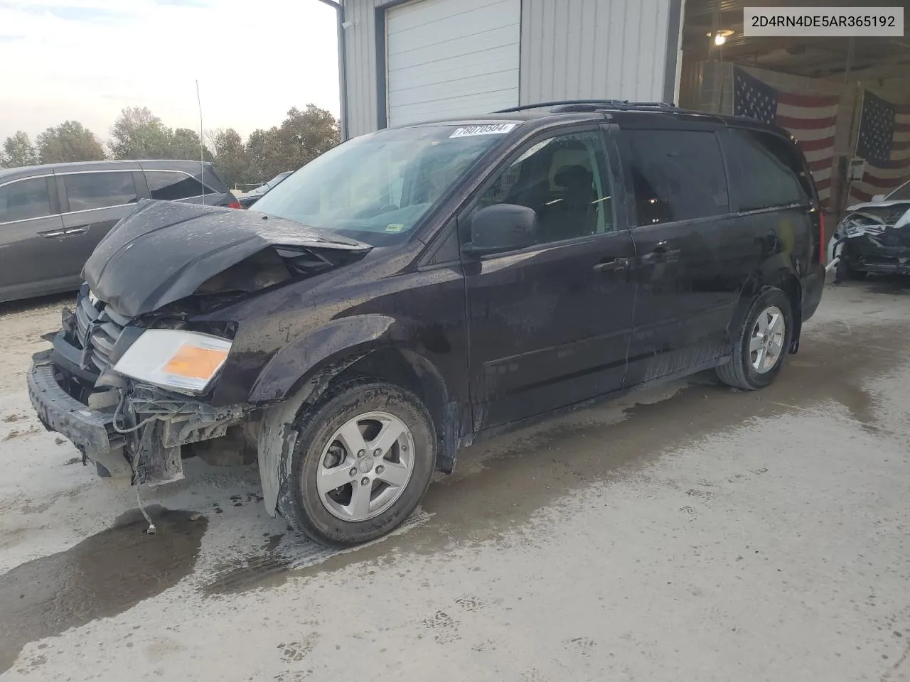 2010 Dodge Grand Caravan Se VIN: 2D4RN4DE5AR365192 Lot: 78070504