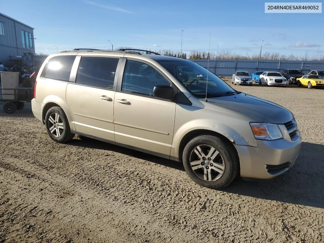 2010 Dodge Grand Caravan Se VIN: 2D4RN4DE5AR469052 Lot: 78214664