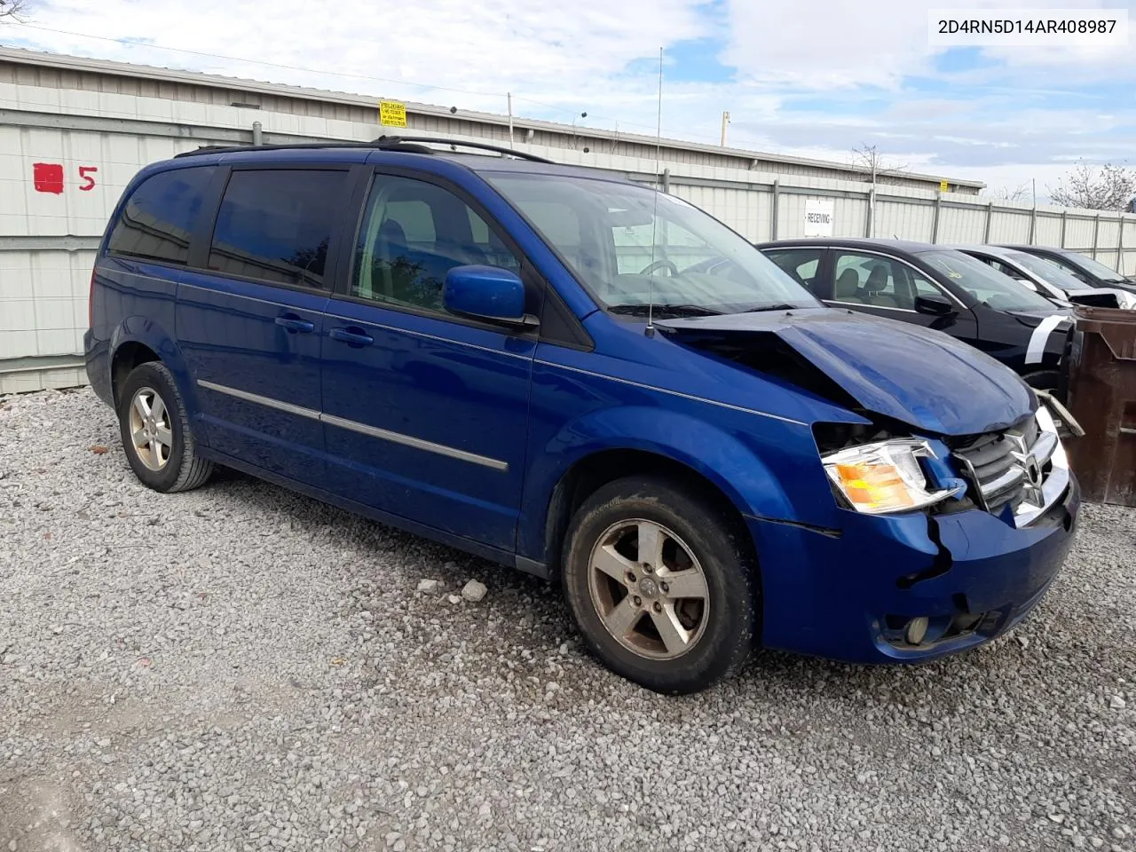 2010 Dodge Grand Caravan Sxt VIN: 2D4RN5D14AR408987 Lot: 78594414