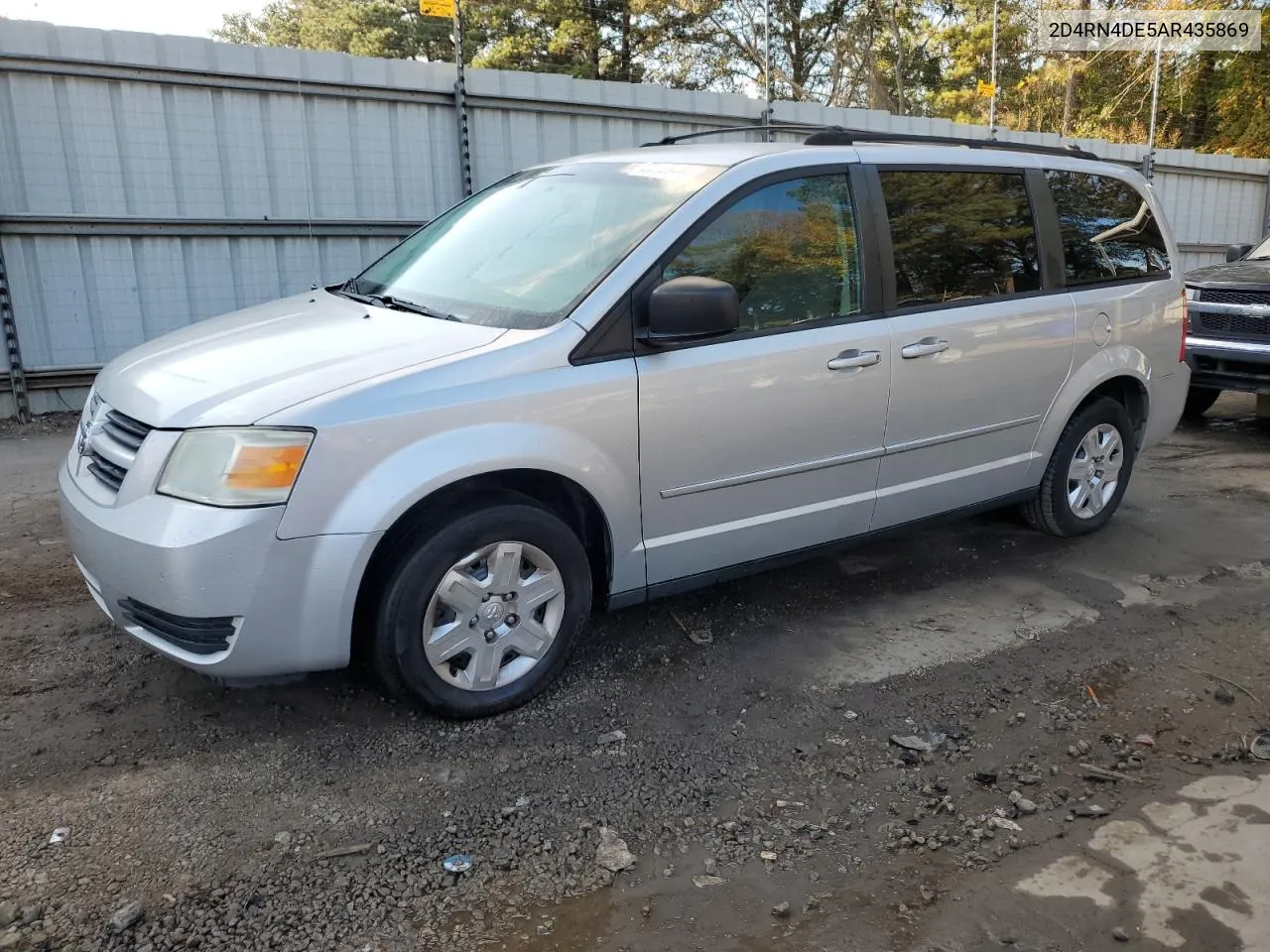 2010 Dodge Grand Caravan Se VIN: 2D4RN4DE5AR435869 Lot: 80166444