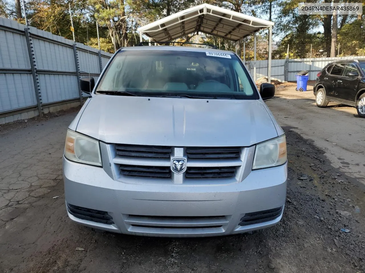 2010 Dodge Grand Caravan Se VIN: 2D4RN4DE5AR435869 Lot: 80166444