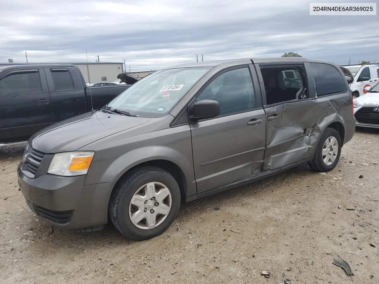 2010 Dodge Grand Caravan Se VIN: 2D4RN4DE6AR369025 Lot: 81181354