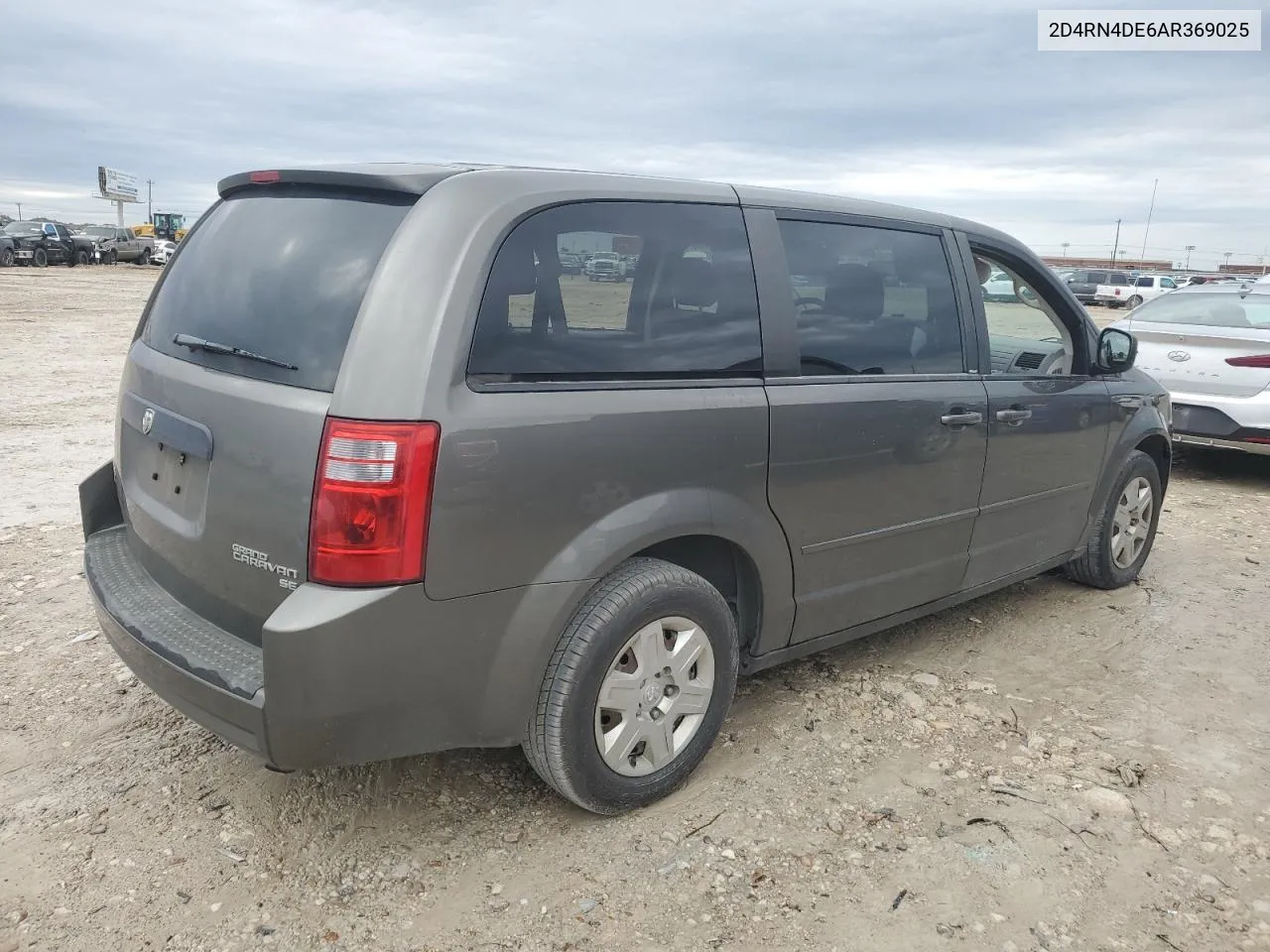 2010 Dodge Grand Caravan Se VIN: 2D4RN4DE6AR369025 Lot: 81181354