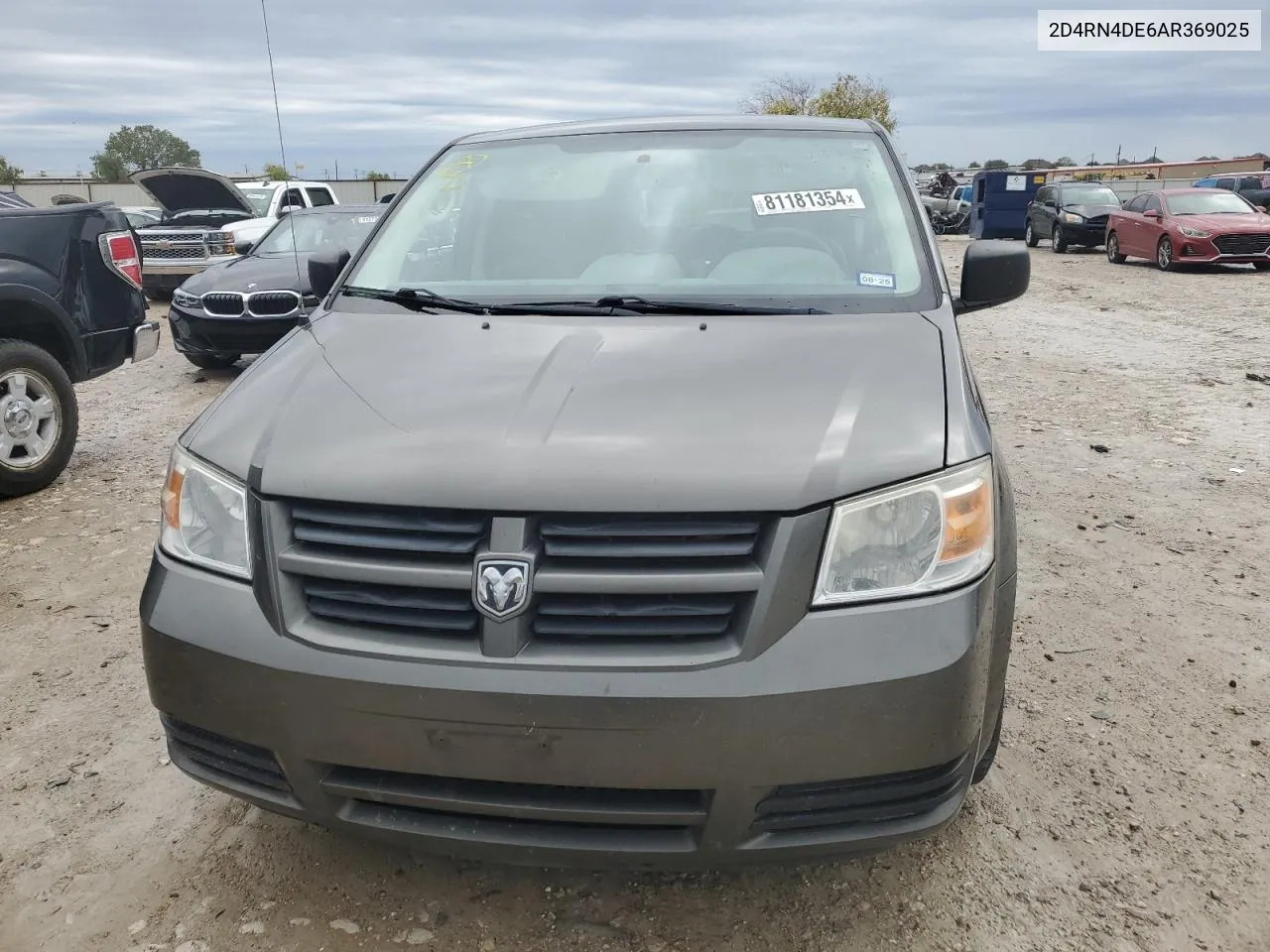 2010 Dodge Grand Caravan Se VIN: 2D4RN4DE6AR369025 Lot: 81181354