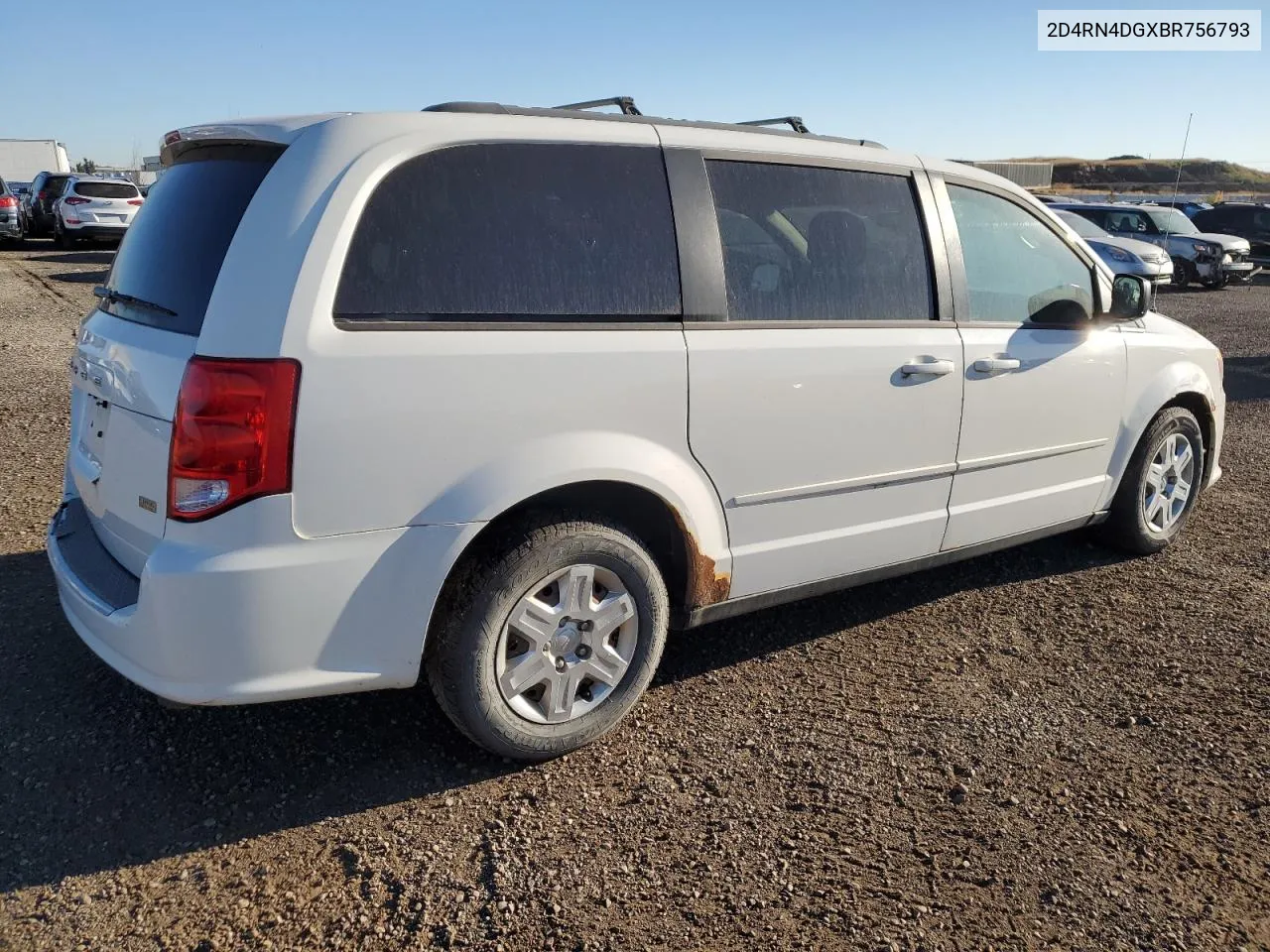 2011 Dodge Grand Caravan Express VIN: 2D4RN4DGXBR756793 Lot: 38101313