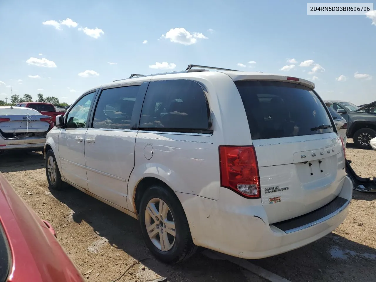 2D4RN5DG3BR696796 2011 Dodge Grand Caravan Crew