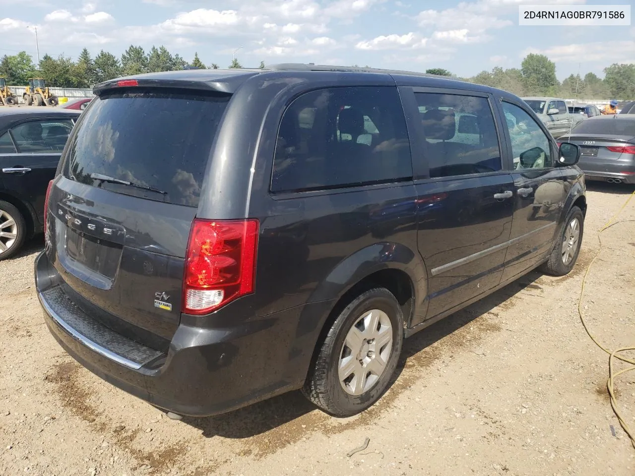 2011 Dodge Grand Caravan C/V VIN: 2D4RN1AG0BR791586 Lot: 55964934