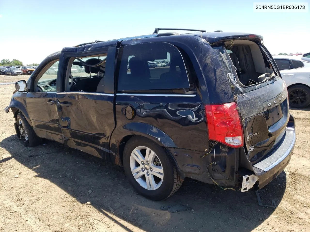 2011 Dodge Grand Caravan Crew VIN: 2D4RN5DG1BR606173 Lot: 58737054