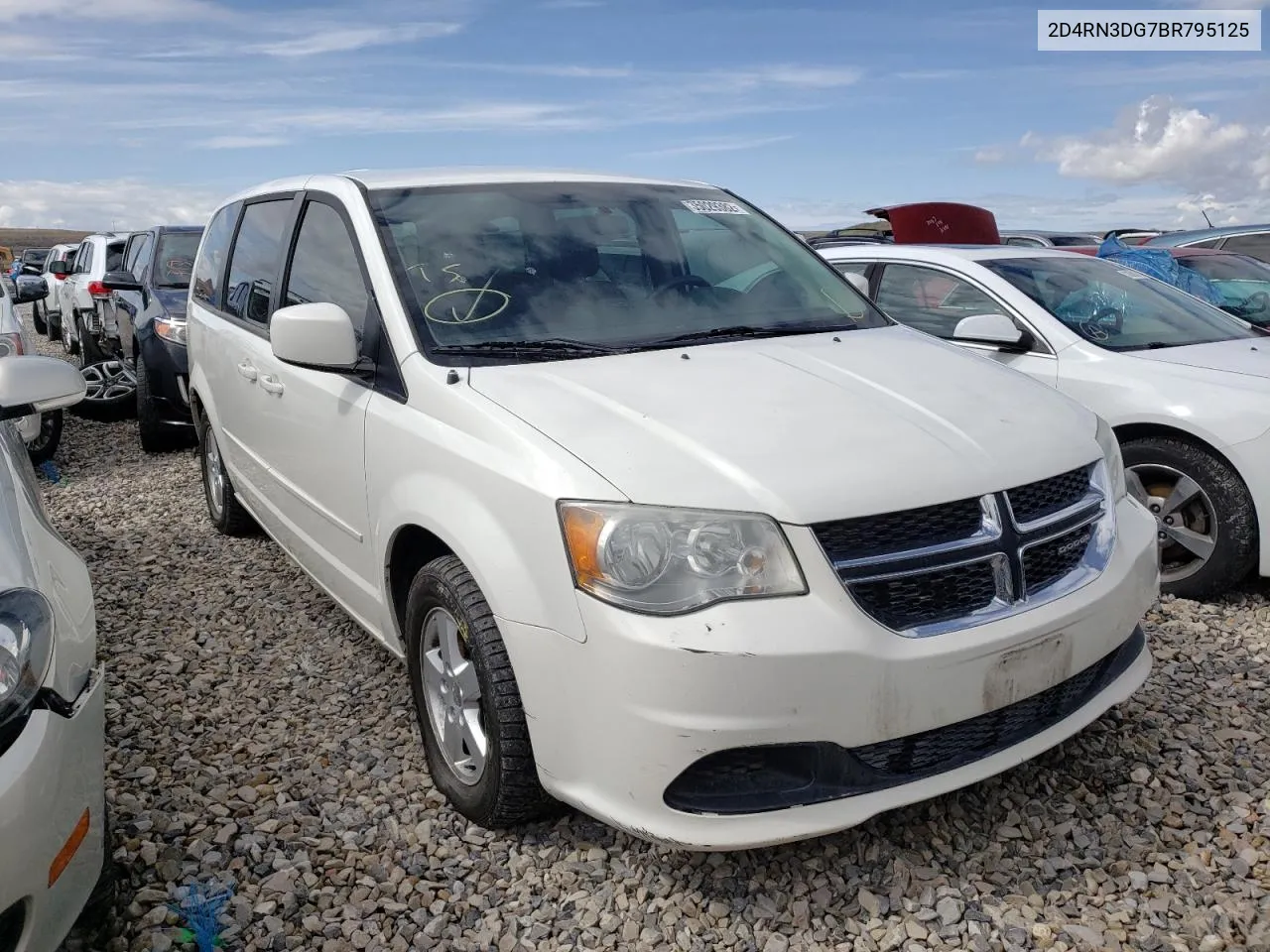 2011 Dodge Grand Caravan Mainstreet VIN: 2D4RN3DG7BR795125 Lot: 59488113