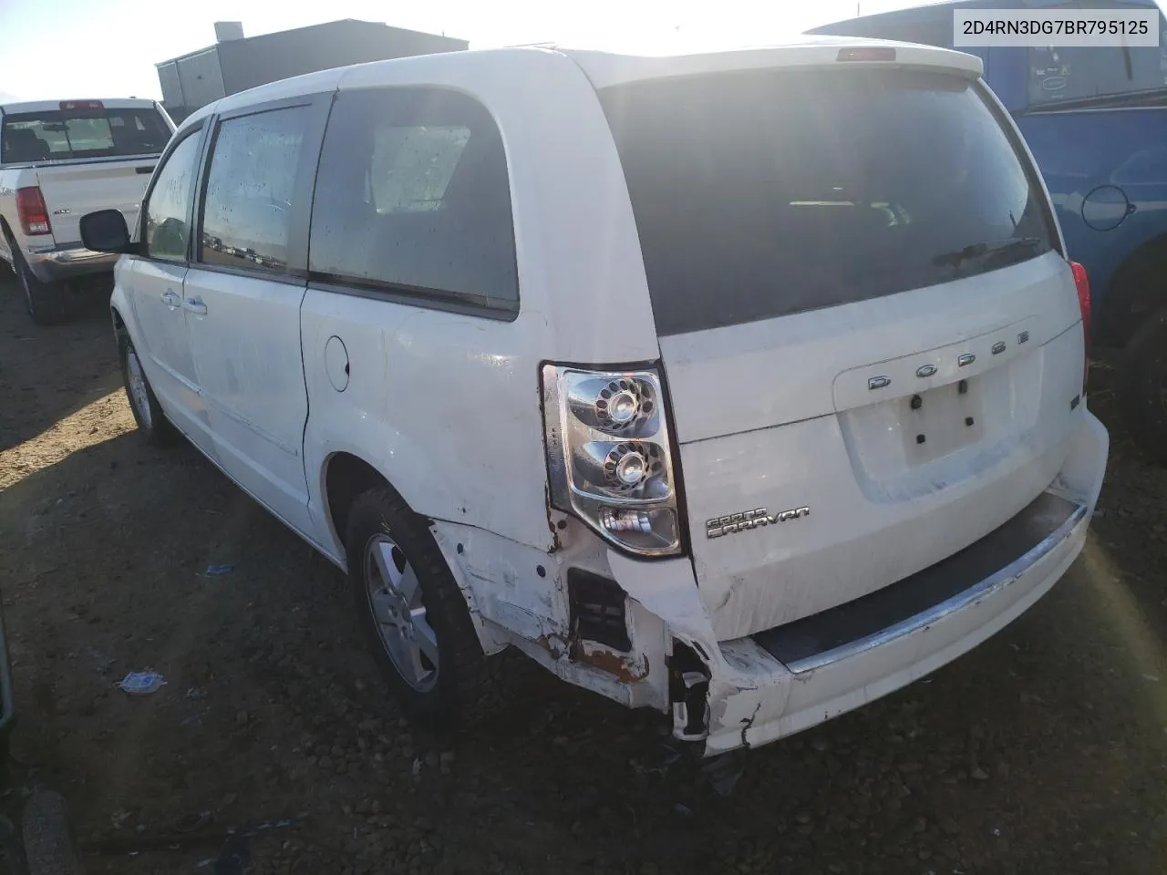 2011 Dodge Grand Caravan Mainstreet VIN: 2D4RN3DG7BR795125 Lot: 59488113