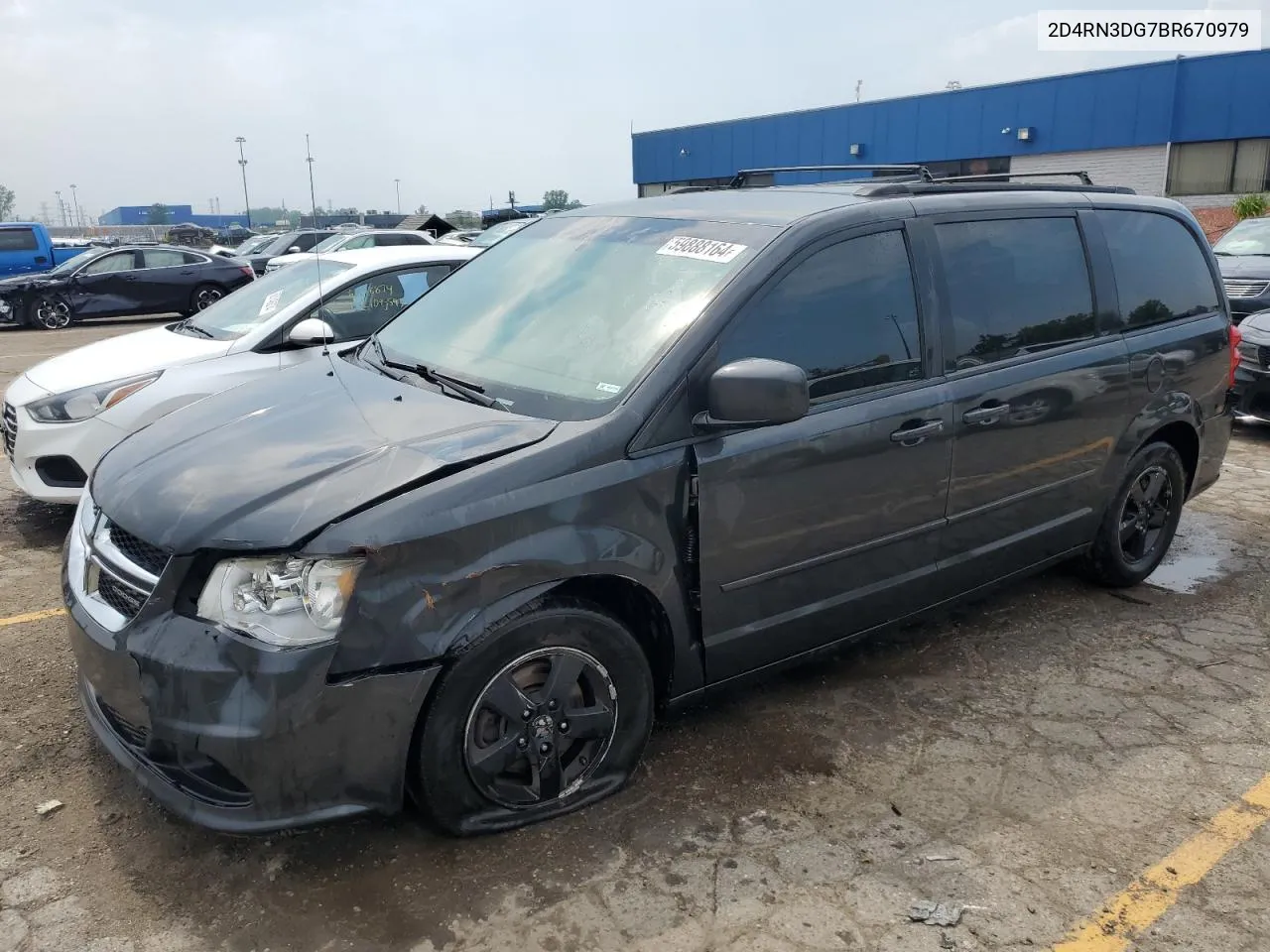 2011 Dodge Grand Caravan Mainstreet VIN: 2D4RN3DG7BR670979 Lot: 59888164