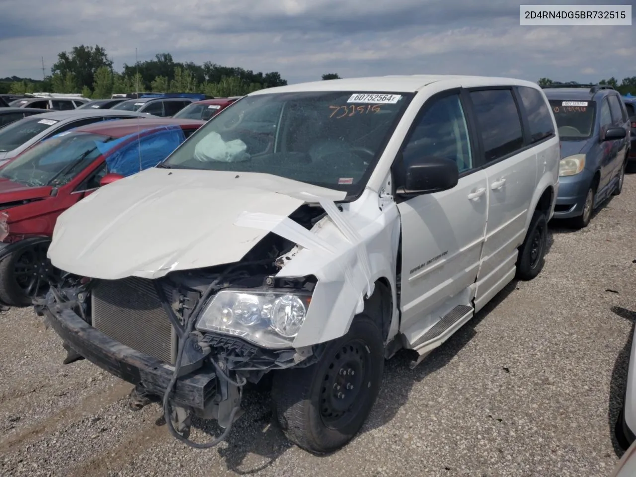 2011 Dodge Grand Caravan Express VIN: 2D4RN4DG5BR732515 Lot: 60752564