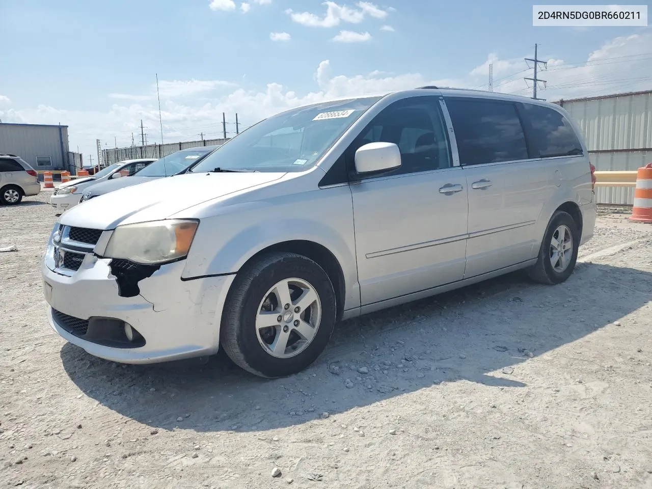 2011 Dodge Grand Caravan Crew VIN: 2D4RN5DG0BR660211 Lot: 62886534