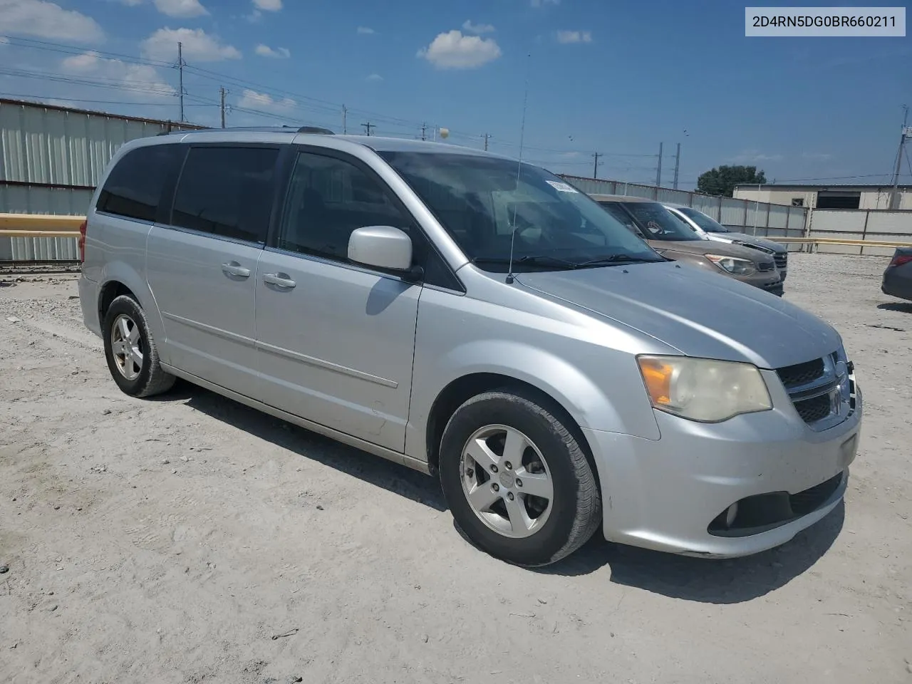 2011 Dodge Grand Caravan Crew VIN: 2D4RN5DG0BR660211 Lot: 62886534