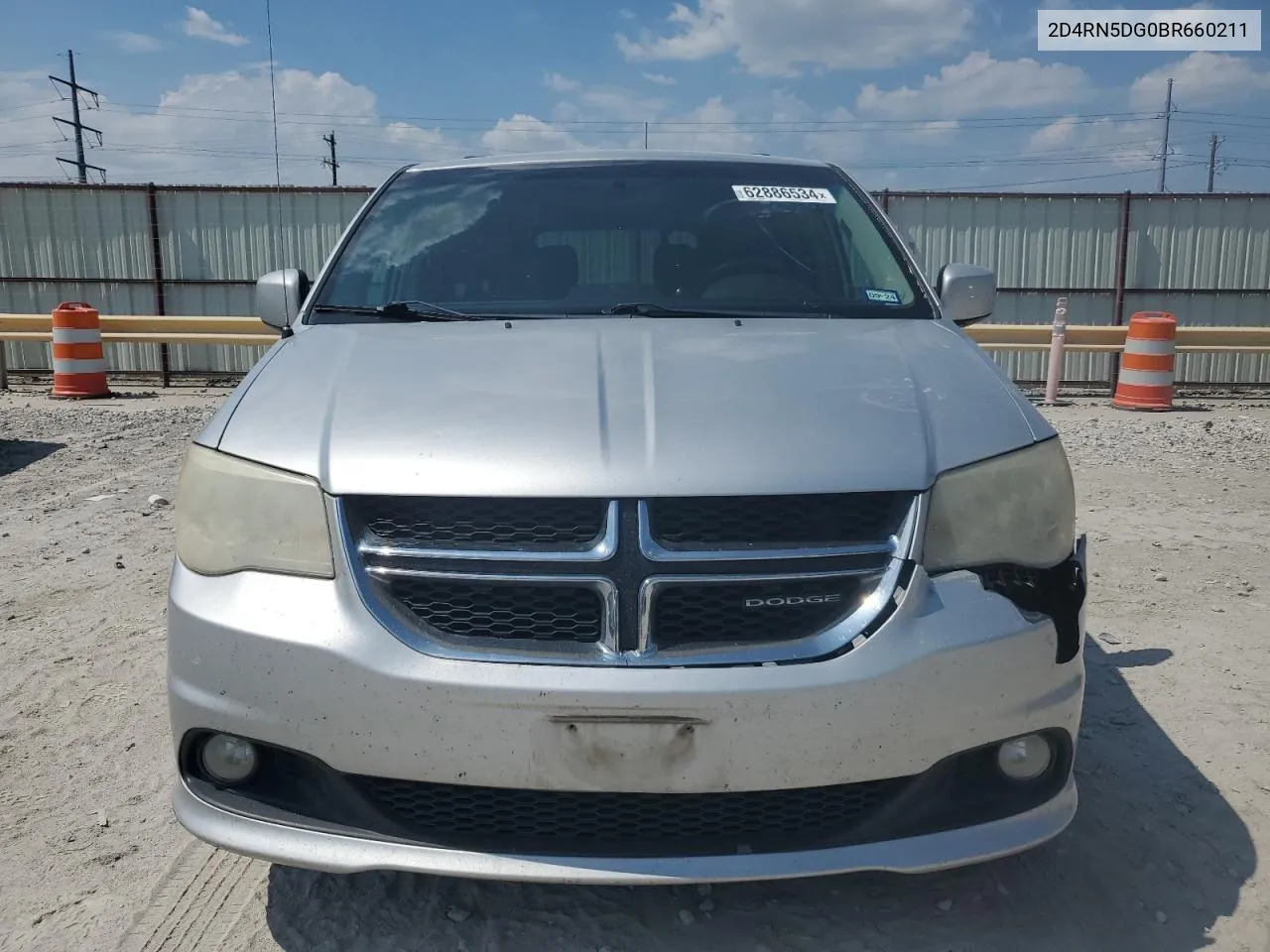 2D4RN5DG0BR660211 2011 Dodge Grand Caravan Crew