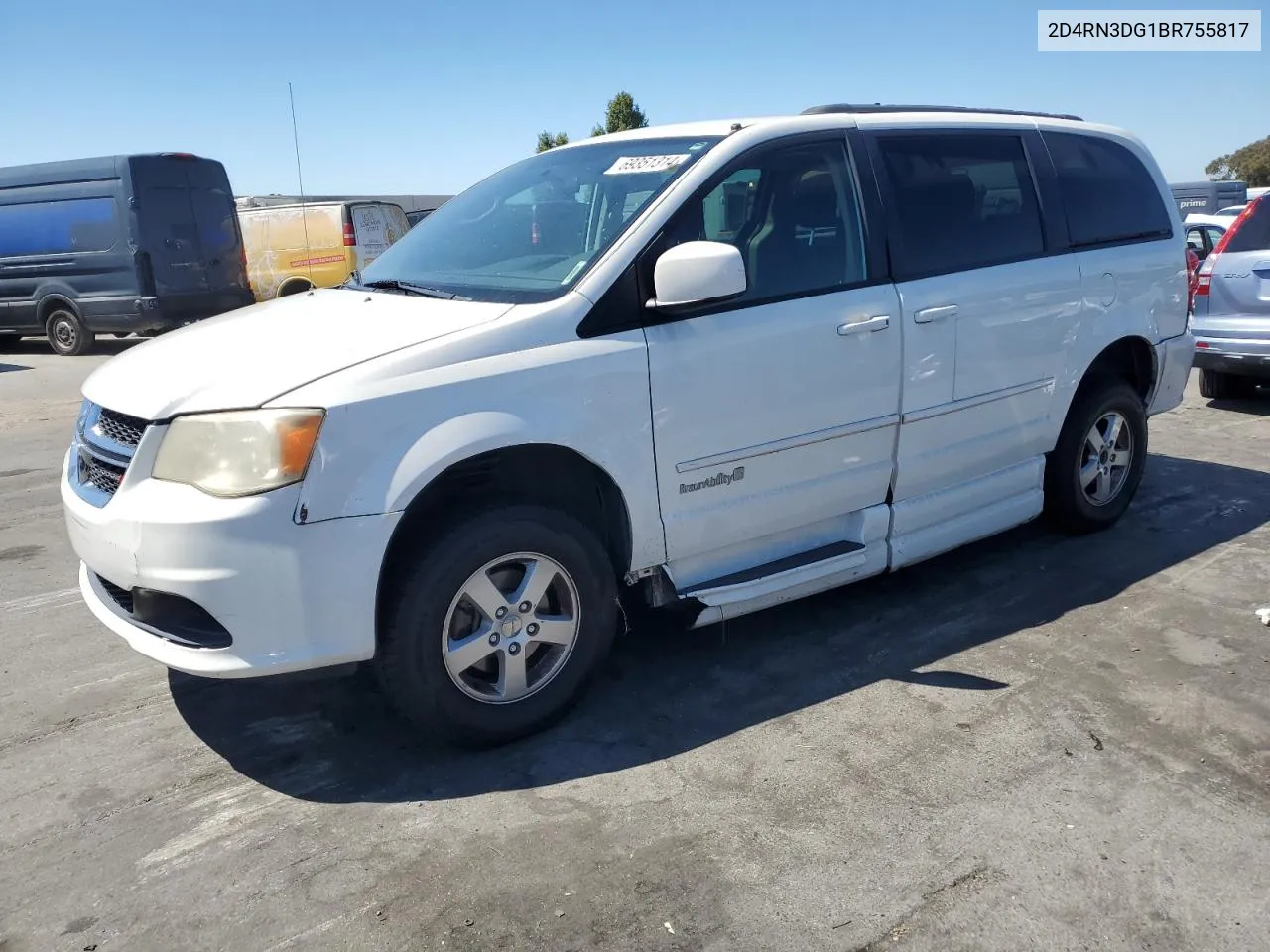 2011 Dodge Grand Caravan Mainstreet VIN: 2D4RN3DG1BR755817 Lot: 69351314