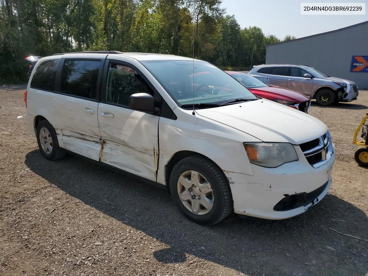 2011 Dodge Grand Caravan Express VIN: 2D4RN4DG3BR692239 Lot: 69582614