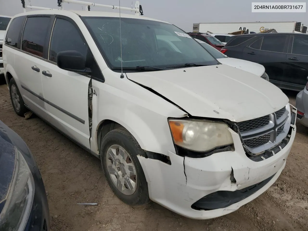 2011 Dodge Grand Caravan C/V VIN: 2D4RN1AG0BR731677 Lot: 69718714