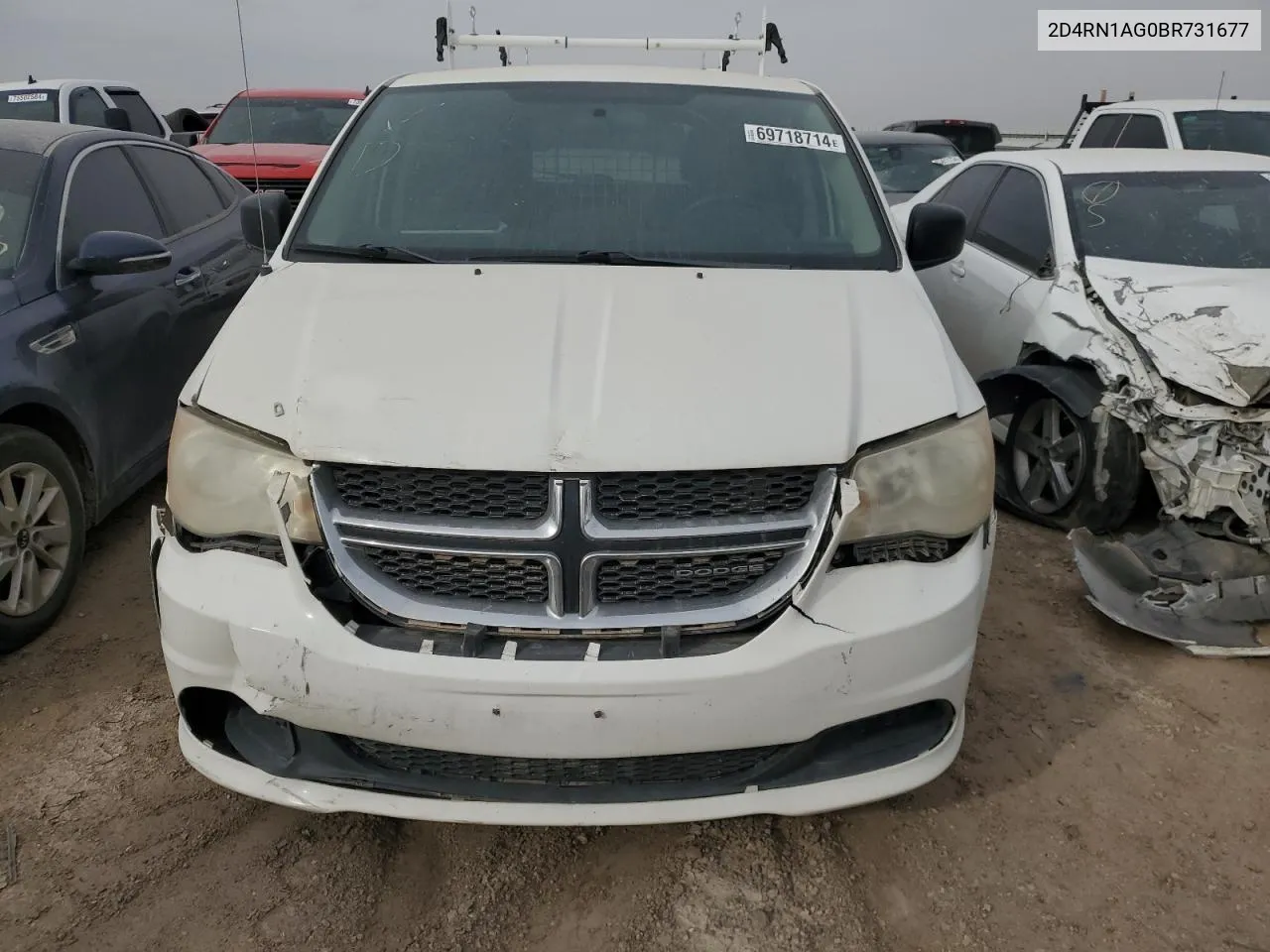 2011 Dodge Grand Caravan C/V VIN: 2D4RN1AG0BR731677 Lot: 69718714