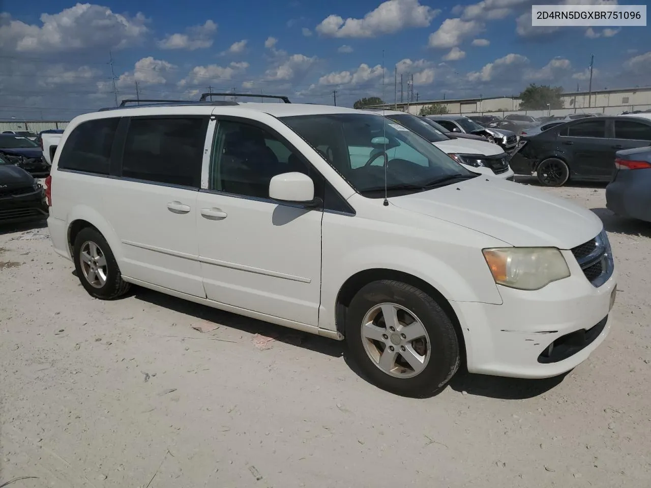 2011 Dodge Grand Caravan Crew VIN: 2D4RN5DGXBR751096 Lot: 70130604