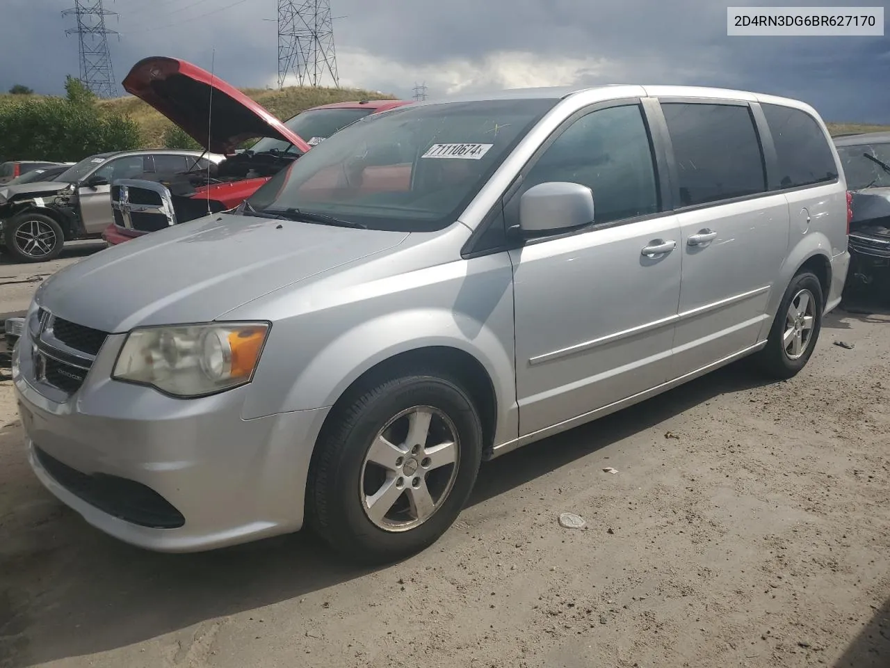 2011 Dodge Grand Caravan Mainstreet VIN: 2D4RN3DG6BR627170 Lot: 71110674