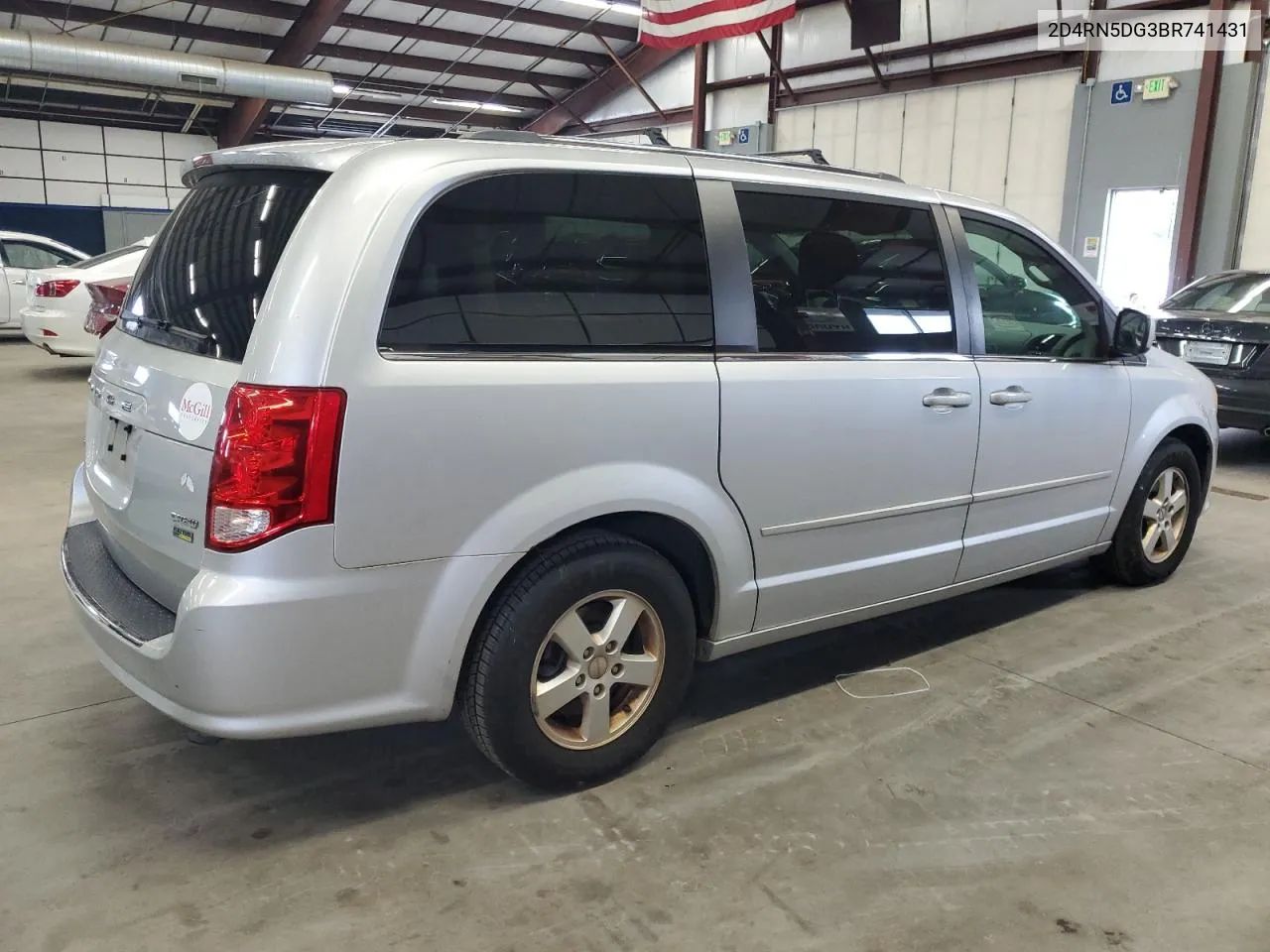 2011 Dodge Grand Caravan Crew VIN: 2D4RN5DG3BR741431 Lot: 71976394