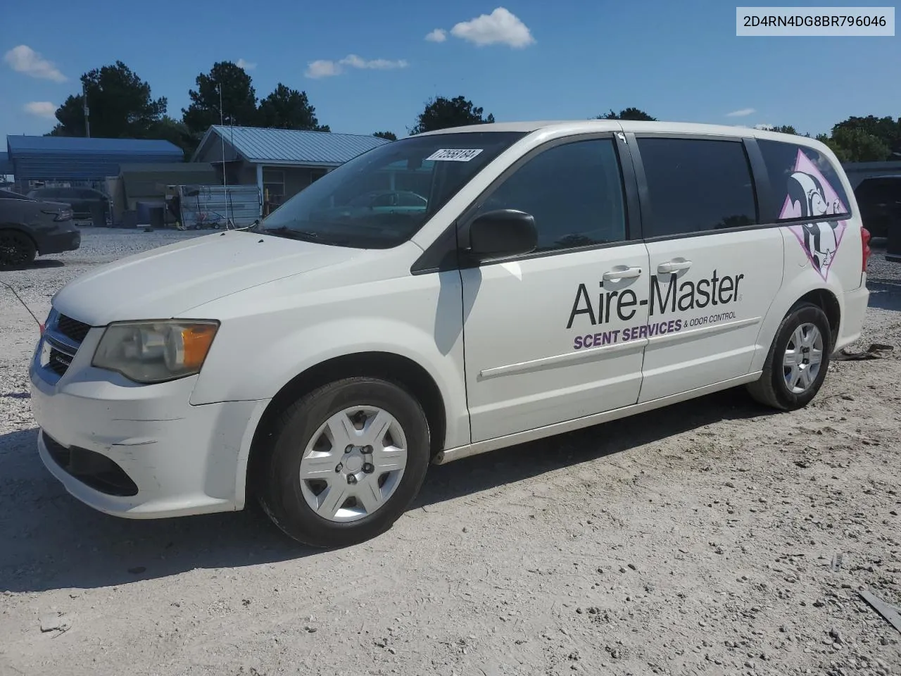 2011 Dodge Grand Caravan Express VIN: 2D4RN4DG8BR796046 Lot: 72558184