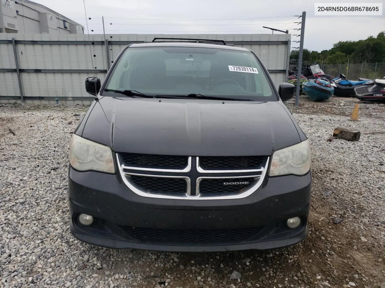 2011 Dodge Grand Caravan Crew VIN: 2D4RN5DG6BR678695 Lot: 72930114