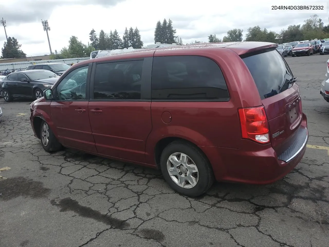 2011 Dodge Grand Caravan Express VIN: 2D4RN4DG3BR672332 Lot: 73170834