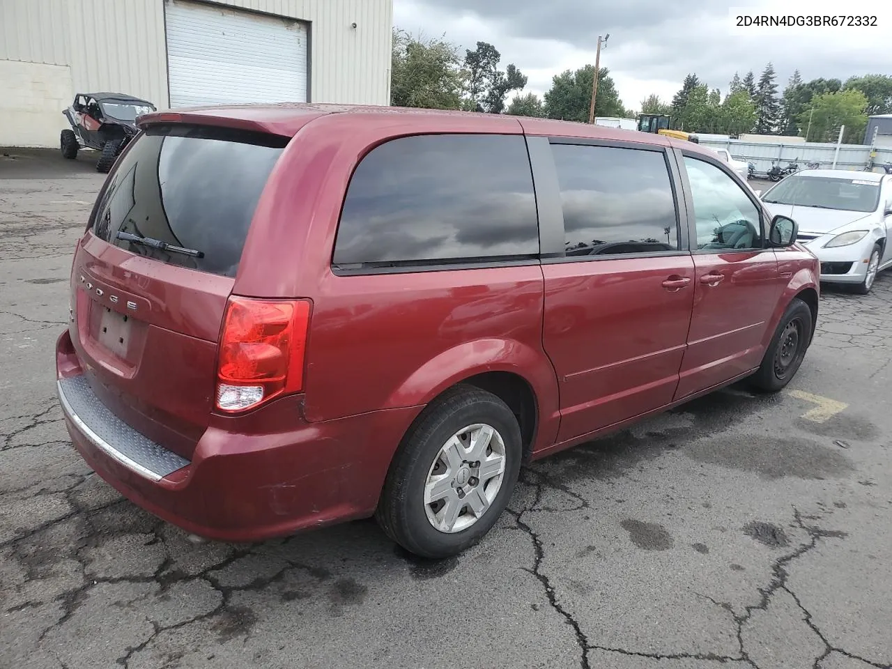 2011 Dodge Grand Caravan Express VIN: 2D4RN4DG3BR672332 Lot: 73170834