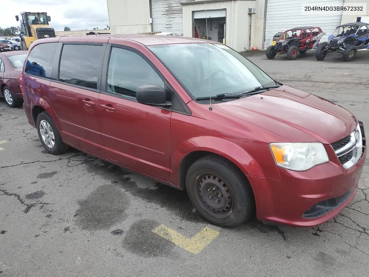 2011 Dodge Grand Caravan Express VIN: 2D4RN4DG3BR672332 Lot: 73170834