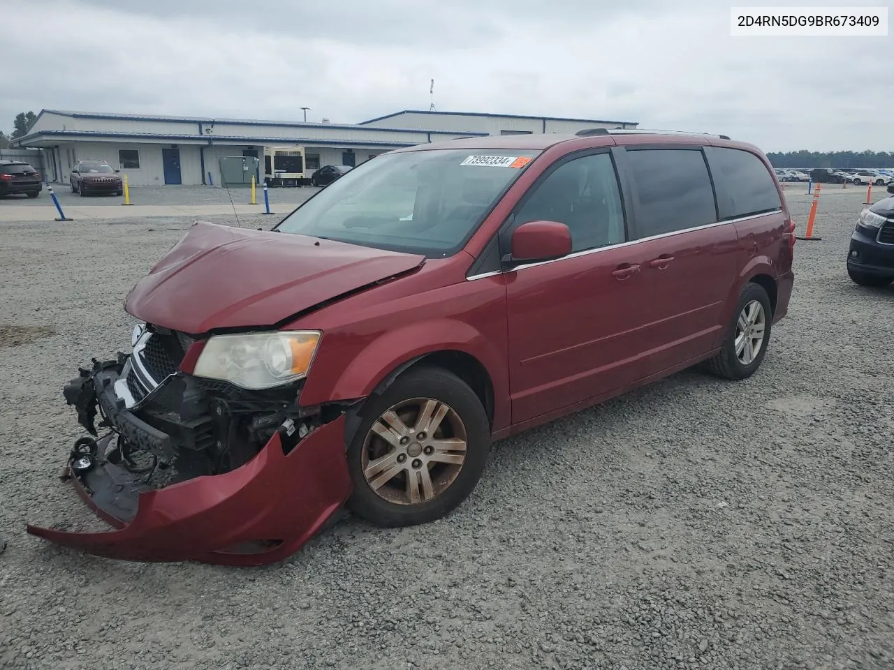 2011 Dodge Grand Caravan Crew VIN: 2D4RN5DG9BR673409 Lot: 73992334