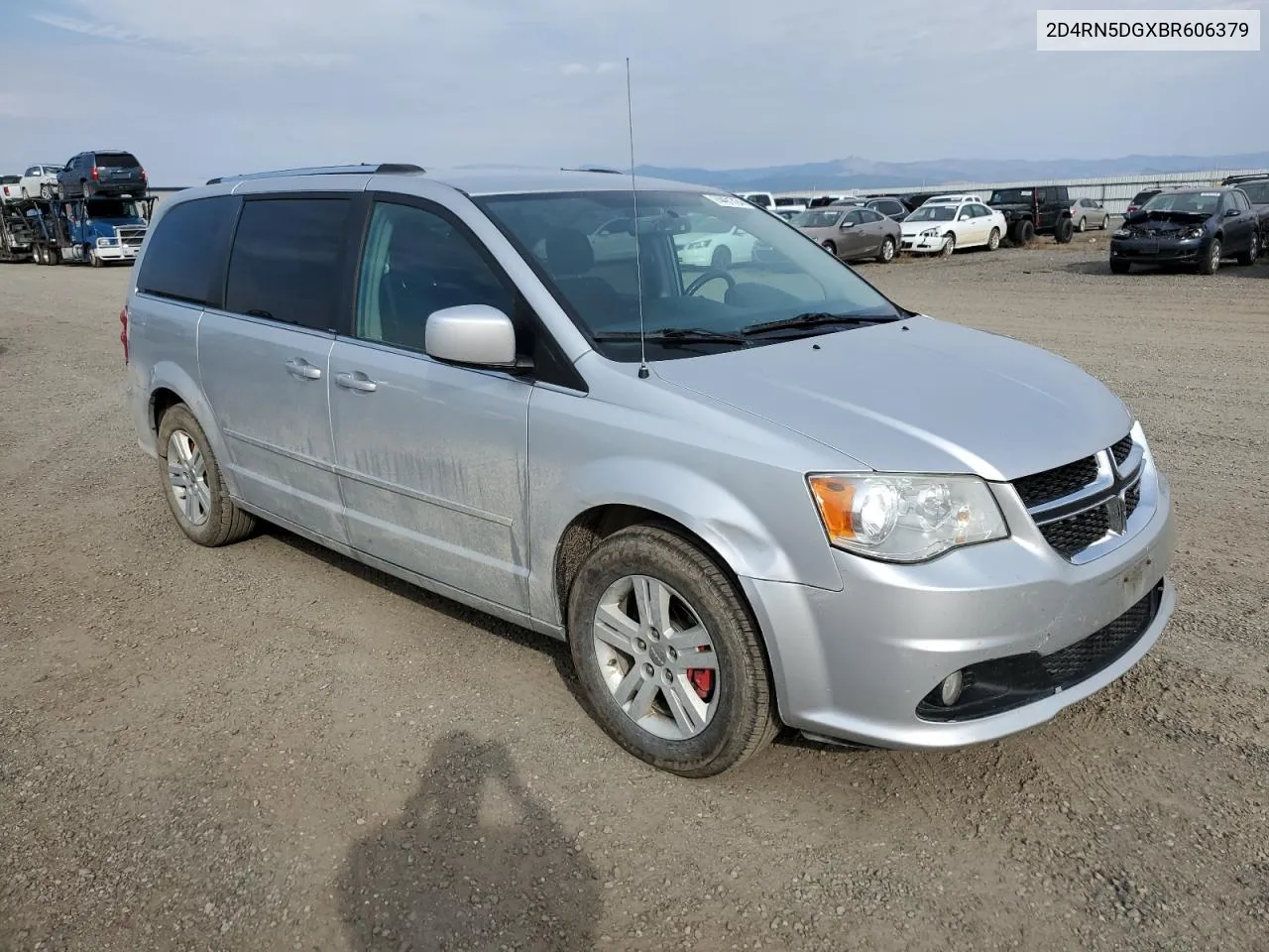 2011 Dodge Grand Caravan Crew VIN: 2D4RN5DGXBR606379 Lot: 74491724