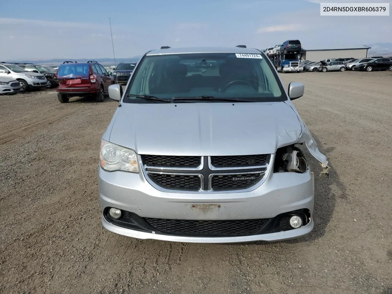 2011 Dodge Grand Caravan Crew VIN: 2D4RN5DGXBR606379 Lot: 74491724