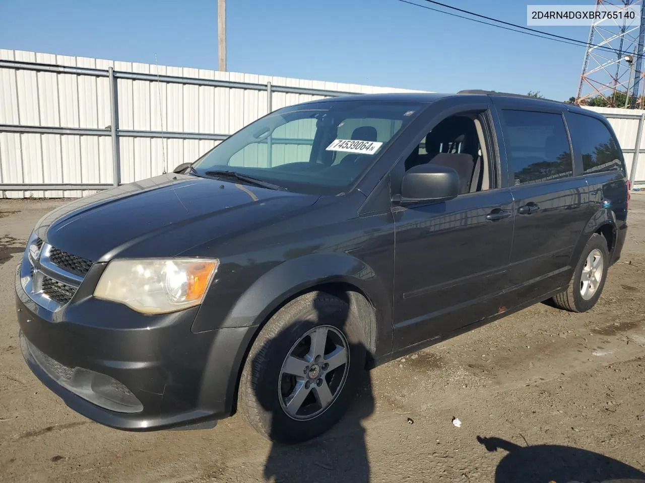 2011 Dodge Grand Caravan Express VIN: 2D4RN4DGXBR765140 Lot: 74539064