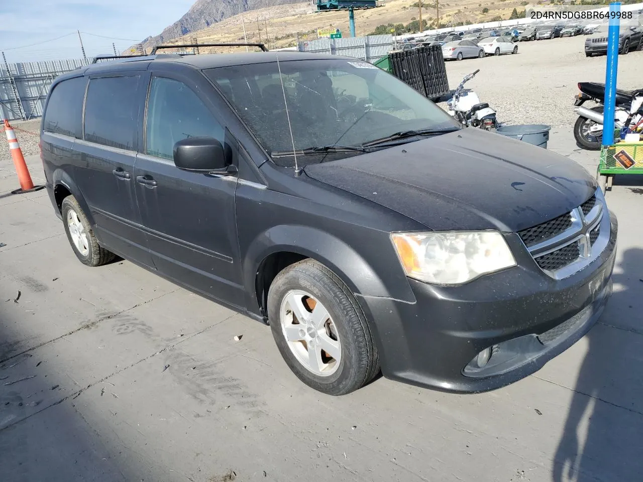 2011 Dodge Grand Caravan Crew VIN: 2D4RN5DG8BR649988 Lot: 75481314