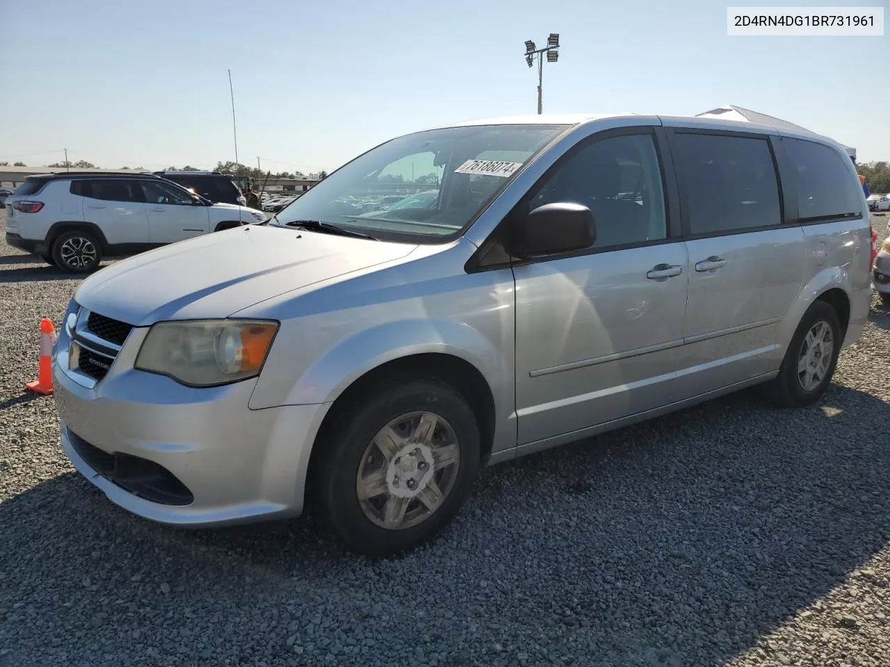 2011 Dodge Grand Caravan Express VIN: 2D4RN4DG1BR731961 Lot: 76186074