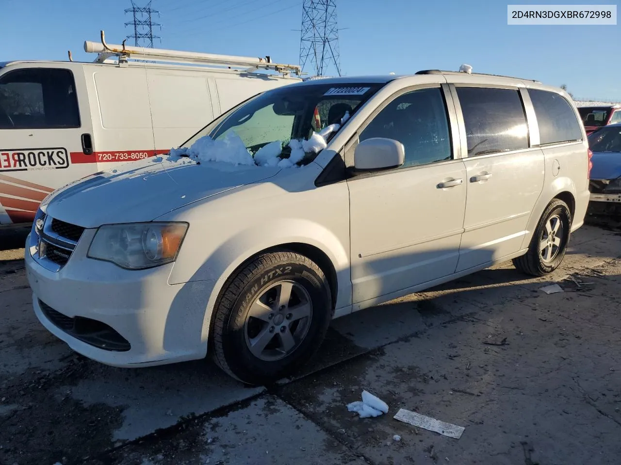 2011 Dodge Grand Caravan Mainstreet VIN: 2D4RN3DGXBR672998 Lot: 77220024