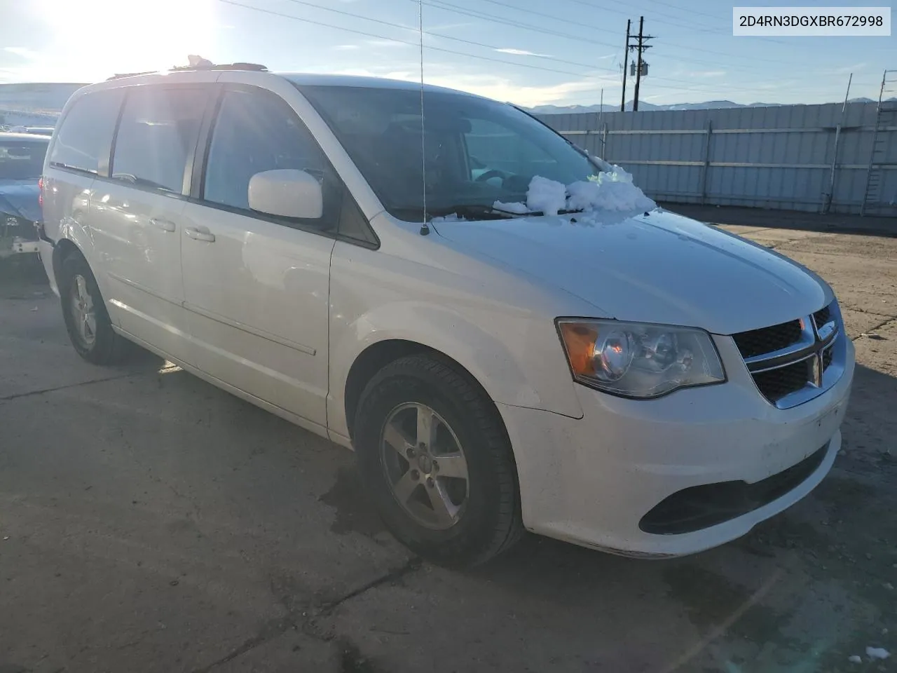 2011 Dodge Grand Caravan Mainstreet VIN: 2D4RN3DGXBR672998 Lot: 77220024