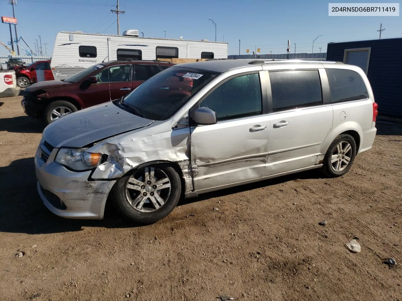 2011 Dodge Grand Caravan Crew VIN: 2D4RN5DG6BR711419 Lot: 77762044