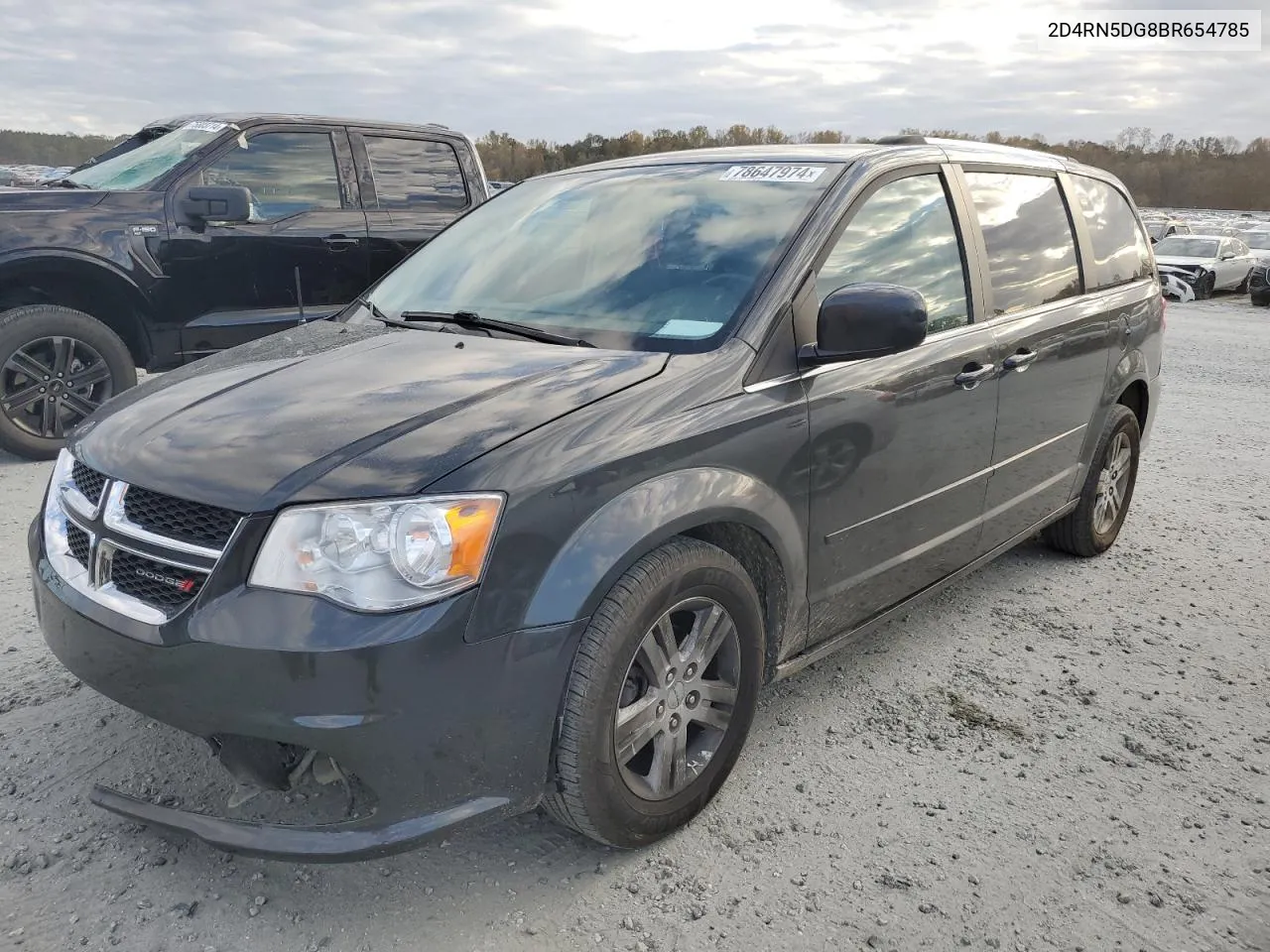 2011 Dodge Grand Caravan Crew VIN: 2D4RN5DG8BR654785 Lot: 78647974