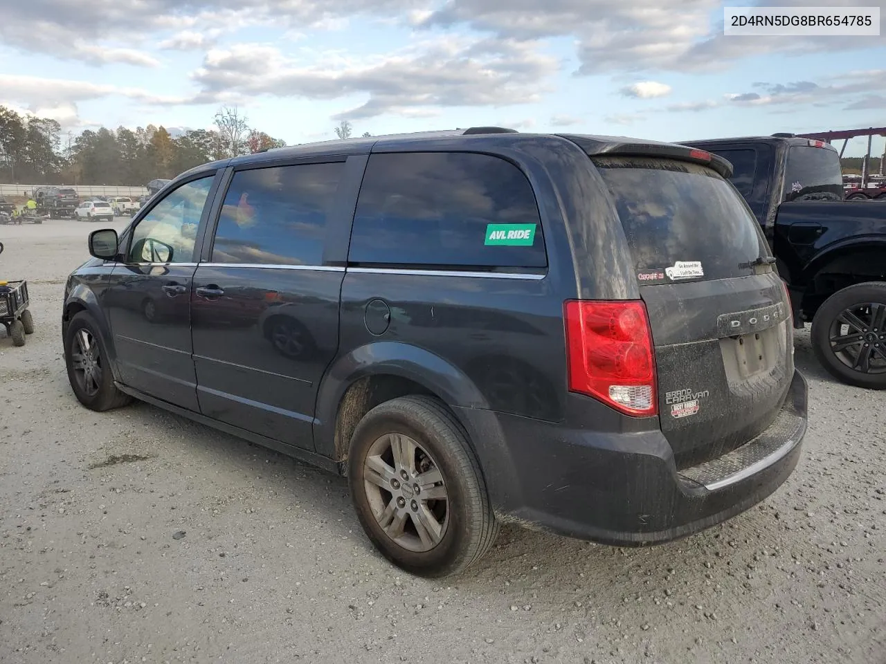 2011 Dodge Grand Caravan Crew VIN: 2D4RN5DG8BR654785 Lot: 78647974