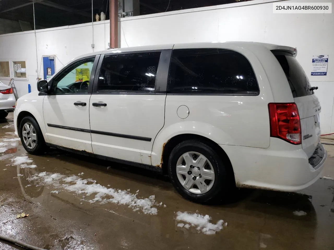 2011 Dodge Grand Caravan C/V VIN: 2D4JN1AG4BR600930 Lot: 78688264