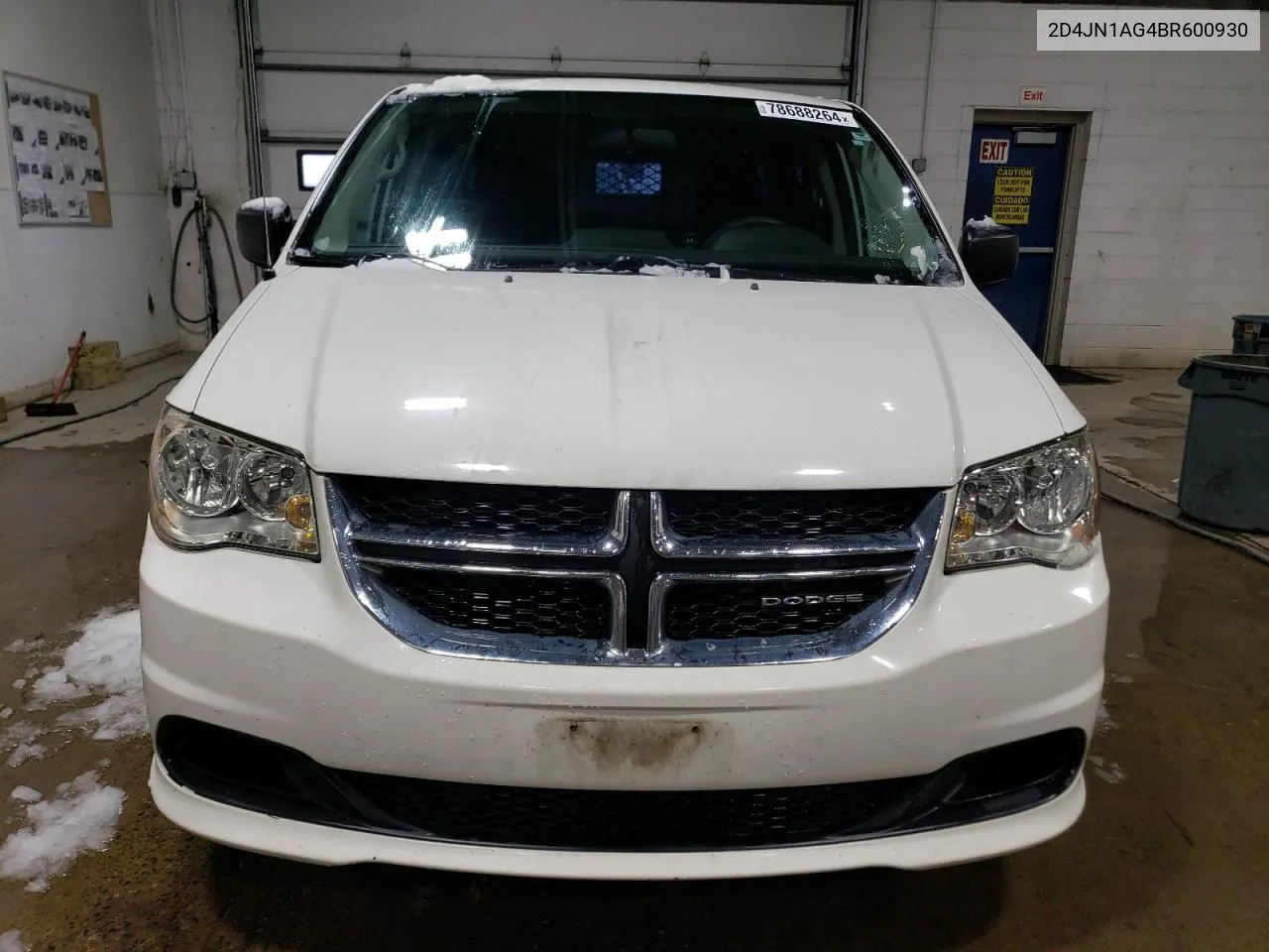 2011 Dodge Grand Caravan C/V VIN: 2D4JN1AG4BR600930 Lot: 78688264