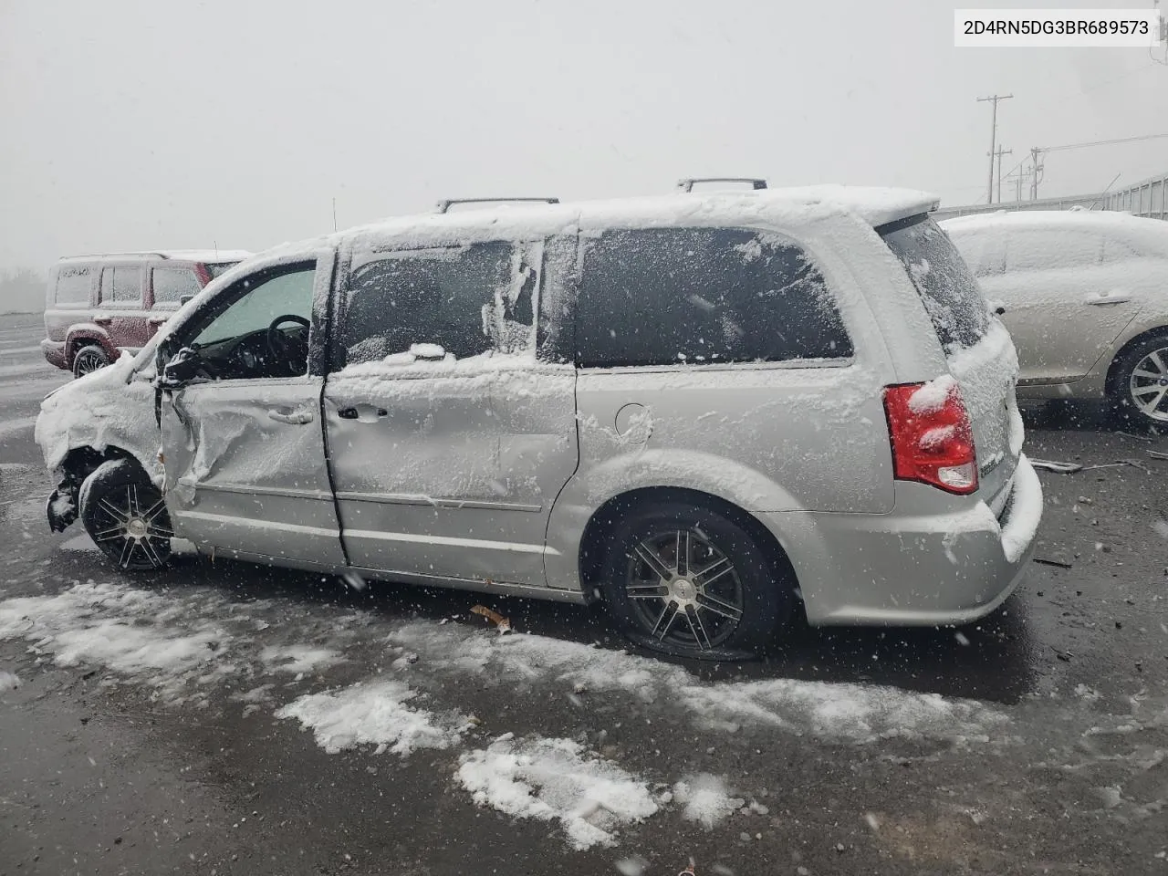 2011 Dodge Grand Caravan Crew VIN: 2D4RN5DG3BR689573 Lot: 80339354