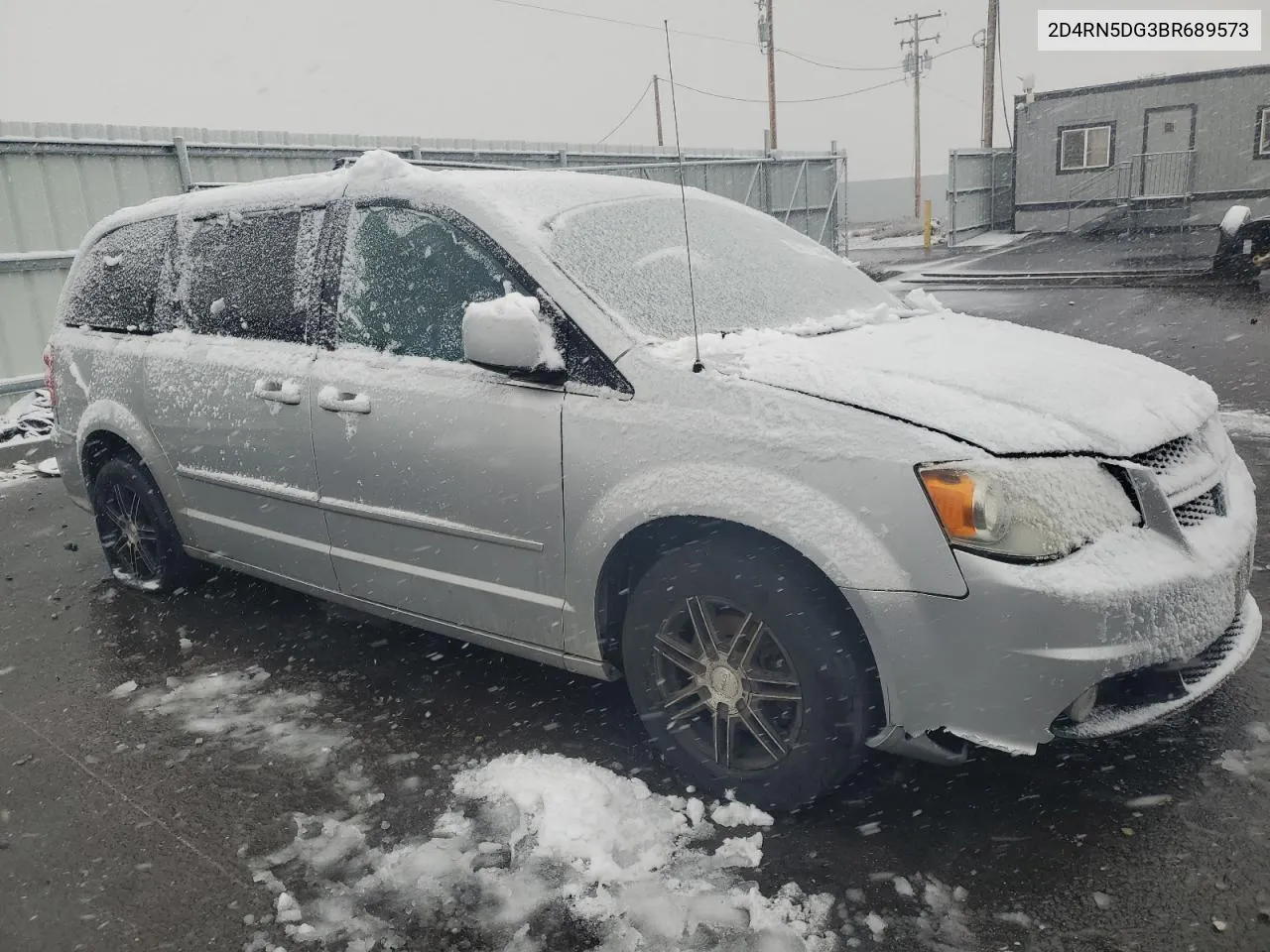 2011 Dodge Grand Caravan Crew VIN: 2D4RN5DG3BR689573 Lot: 80339354