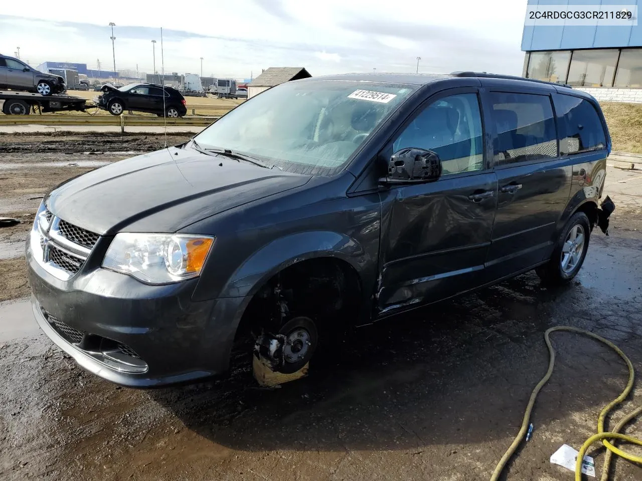 2012 Dodge Grand Caravan Sxt VIN: 2C4RDGCG3CR211829 Lot: 41229514