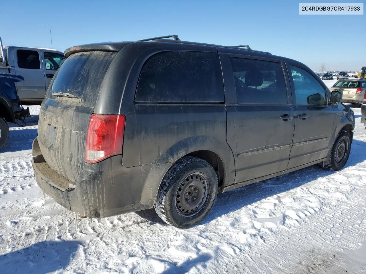 2012 Dodge Grand Caravan Se VIN: 2C4RDGBG7CR417933 Lot: 45811984